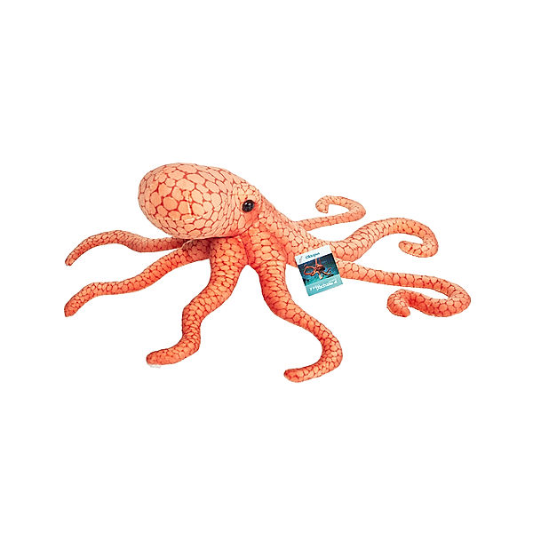 Hermann Teddy Kuscheltier OKTOPUS (36 cm) in orange