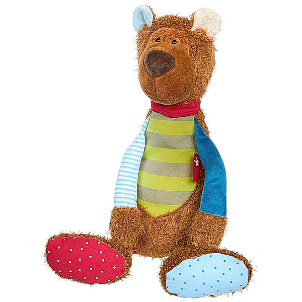 Sigikid Kuscheltier PATCHWORK SWEETY – BÄR (37 cm) in bunt