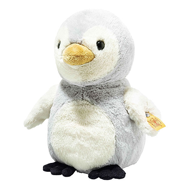 Steiff Kuscheltier PINGUIN LIO (21cm) in hellgrau/weiß