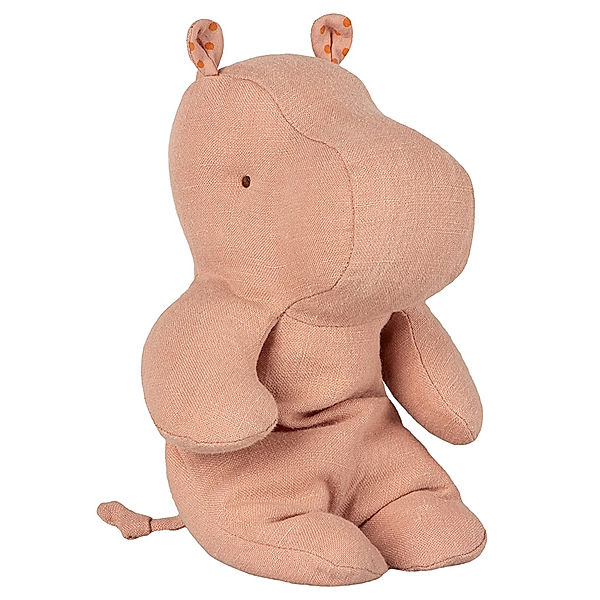 Maileg Kuscheltier SAFARI FRIENDS – SMALL HIPPO (22cm) in altrosa