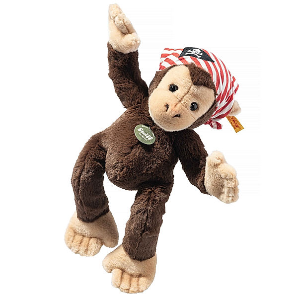 Steiff Kuscheltier SCHLENKER AFFE SCOTTY (28cm) in braun