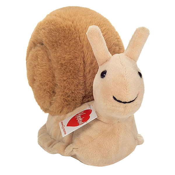 Hermann Teddy Kuscheltier SCHNECKE LOTTA (20cm) in beige/braun