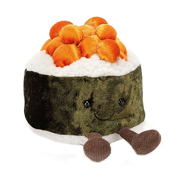 Jellycat Kuscheltier SILLY SUSHI MAKI (10x10cm) in weiß, grün