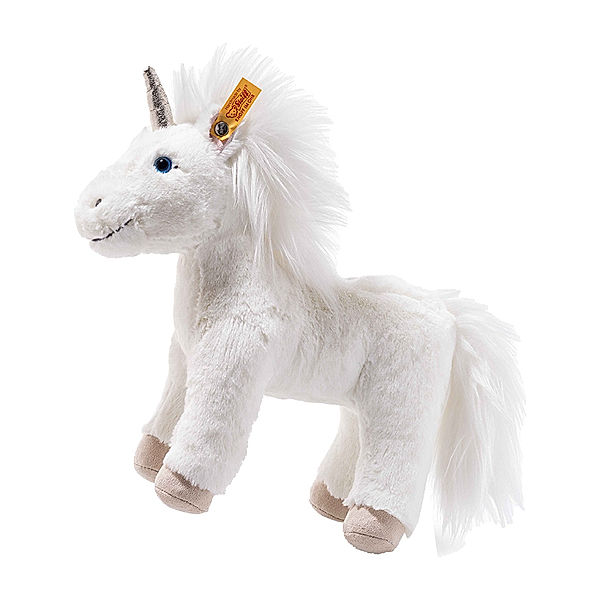 Steiff Kuscheltier SOFT CUDDLY FRIENDS UNICA EINHORN (25 cm) in weiß