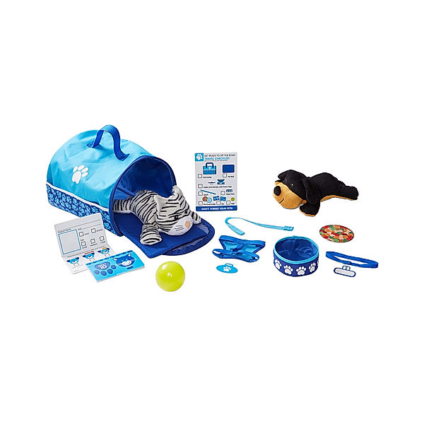 Melissa & Doug Kuscheltier-Spielset PET TRAVEL 15-teilig