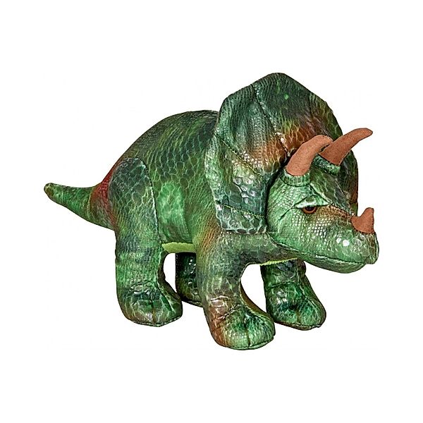 Die Spiegelburg Kuscheltier TRICERATOPS - T-REX WORLD (40cm) in grün