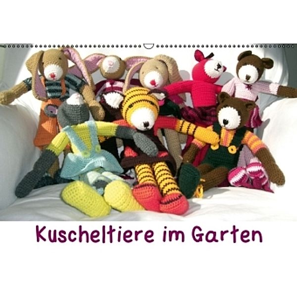 Kuscheltiere im Garten (Wandkalender 2015 DIN A2 quer), Annette Kunow