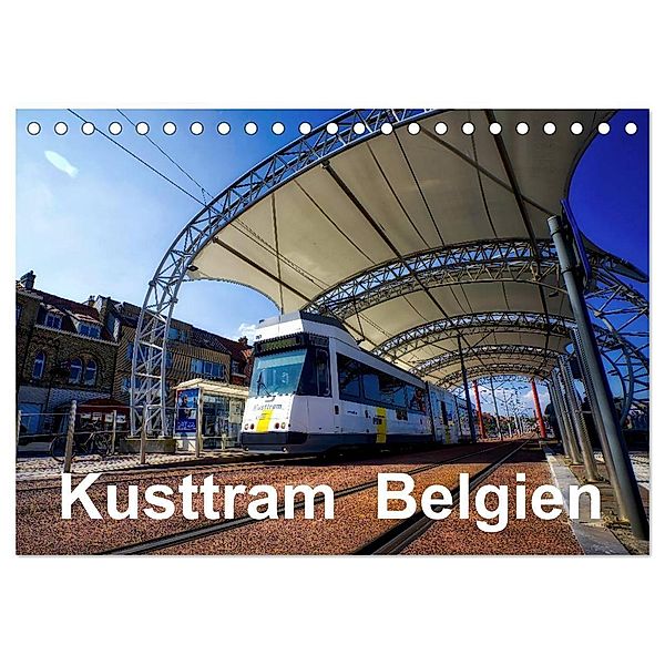 Kusttram Belgien (Tischkalender 2024 DIN A5 quer), CALVENDO Monatskalender, André Poling