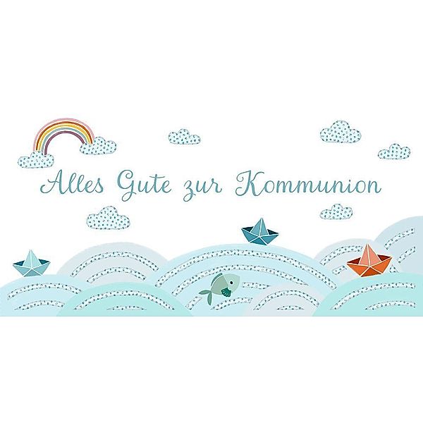 Kuvert für einen Geld- oder Gutschein - Alles Gute zur Kommunion