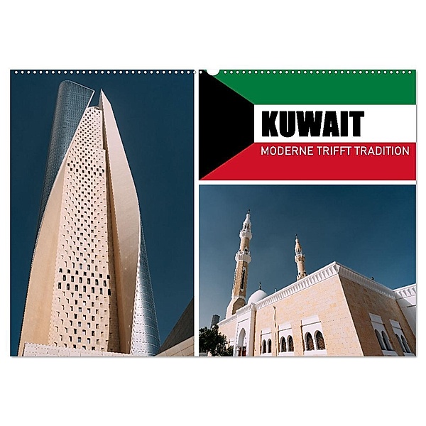 Kuwait - Moderne trifft Tradition (Wandkalender 2025 DIN A2 quer), CALVENDO Monatskalender, Calvendo, Sonja Schlichter