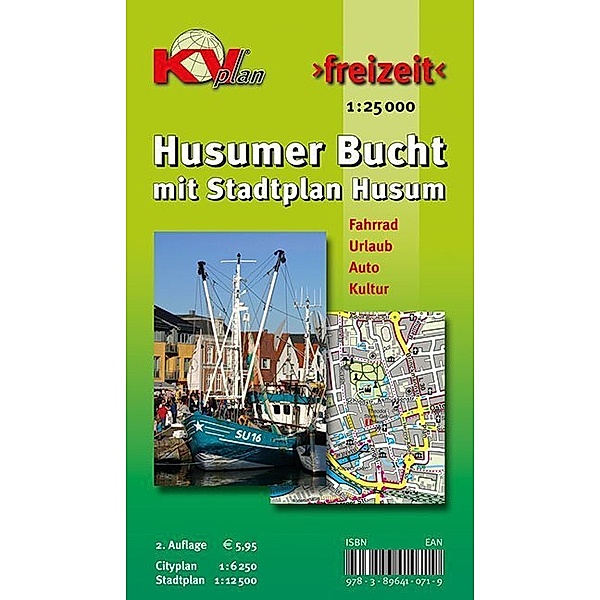 KVplan Freizeit Husumer Bucht mit Stadtplan Husum