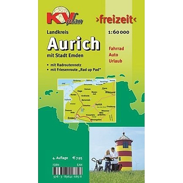 KVplan Freizeit Landkreis Aurich mit Stadt Emden