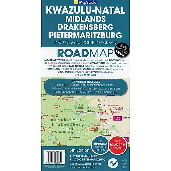 Kwazulu - Natal GPS  1 : 250 000