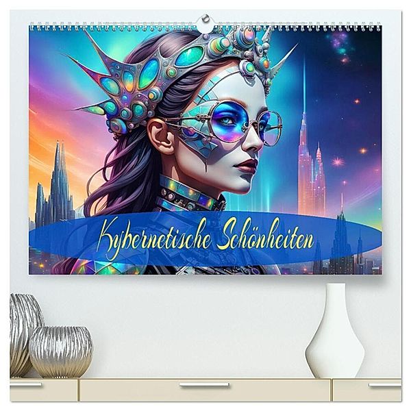 Kybernetische Schönheiten (hochwertiger Premium Wandkalender 2025 DIN A2 quer), Kunstdruck in Hochglanz, Calvendo, Dusanka Djeric