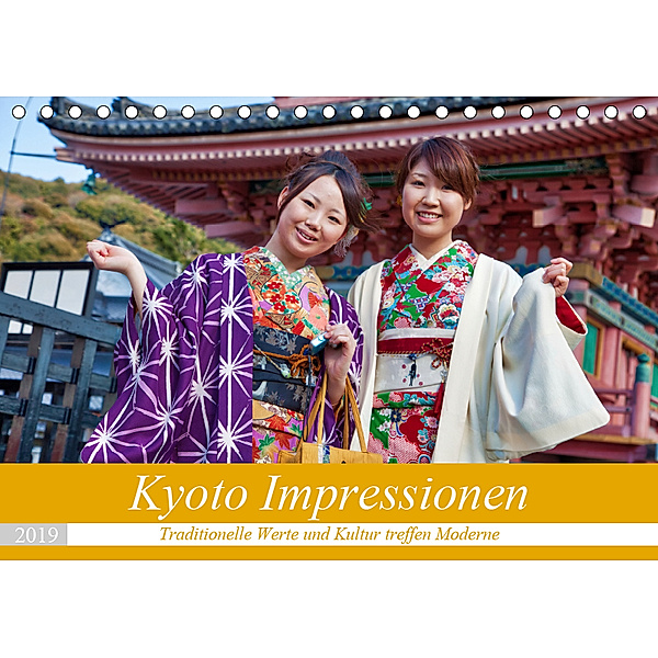 Kyoto Impressionen (Tischkalender 2019 DIN A5 quer), Michael Kurz