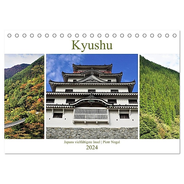 Kyushu - Japans vielfältigste Insel (Tischkalender 2024 DIN A5 quer), CALVENDO Monatskalender, Piotr Nogal