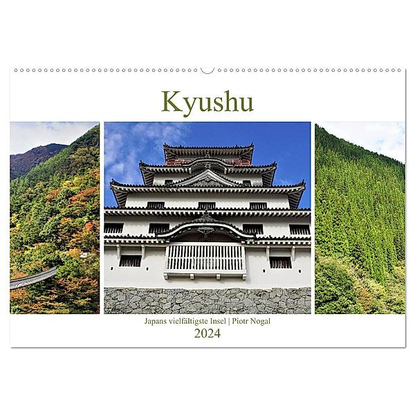 Kyushu - Japans vielfältigste Insel (Wandkalender 2024 DIN A2 quer), CALVENDO Monatskalender, Piotr Nogal