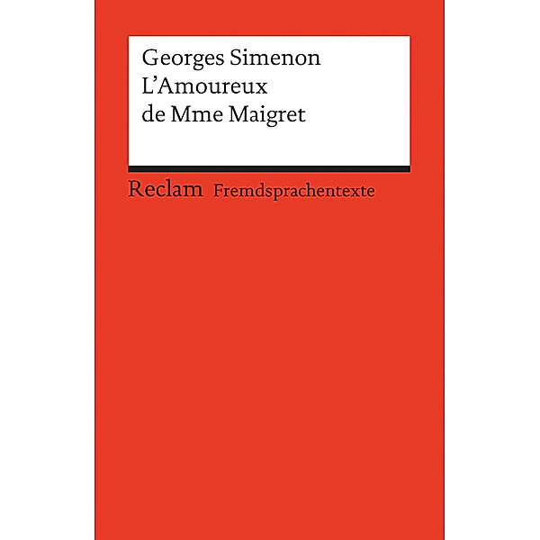 L' Amoureux de Madame Maigret, Georges Simenon