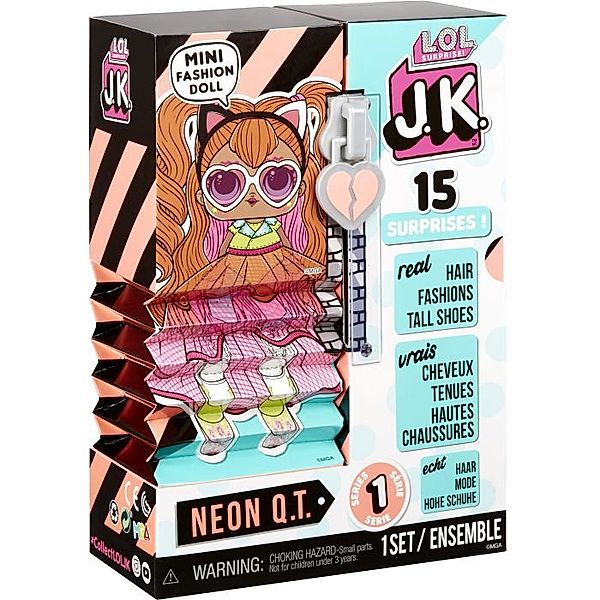 MGA Entertainment L.O.L. Surprise J.K. Doll- Neon Q.T.