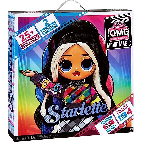 MGA Entertainment L.O.L. Surprise OMG Movie Magic Doll- Starlette