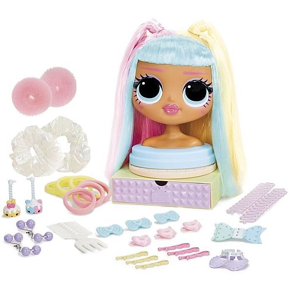 MGA Entertainment L.O.L. Surprise OMG Styling Head- Candylicious