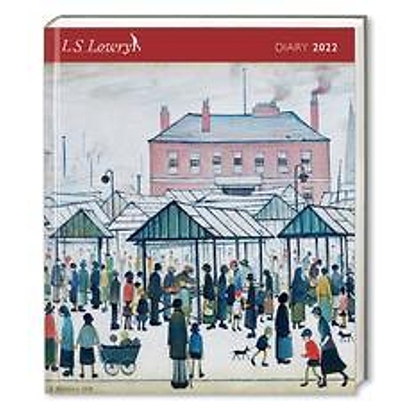 L. S. Lowry - Tischkalender 2022, Flame Tree Publishing