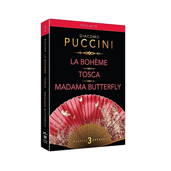 La Boheme/Tosca/Madama Butterfly, Giacomo Puccini