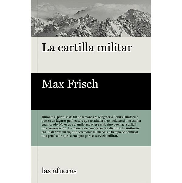 La cartilla militar, Max Frisch