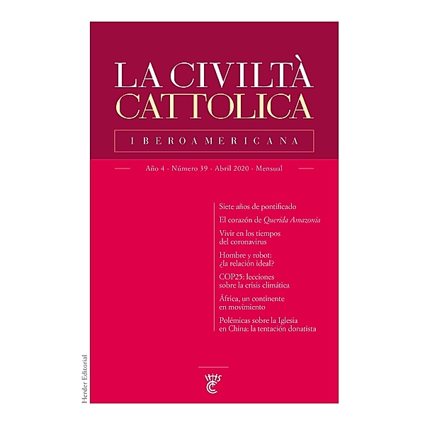 La Civiltà Cattolica Iberoamericana 39 / La Civiltá Cattolica Iberoamericana Bd.39, Varios Autores