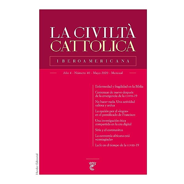 La Civiltà Cattolica Iberoamericana 40 / La Civiltá Cattolica Iberoamericana Bd.39, Varios Autores