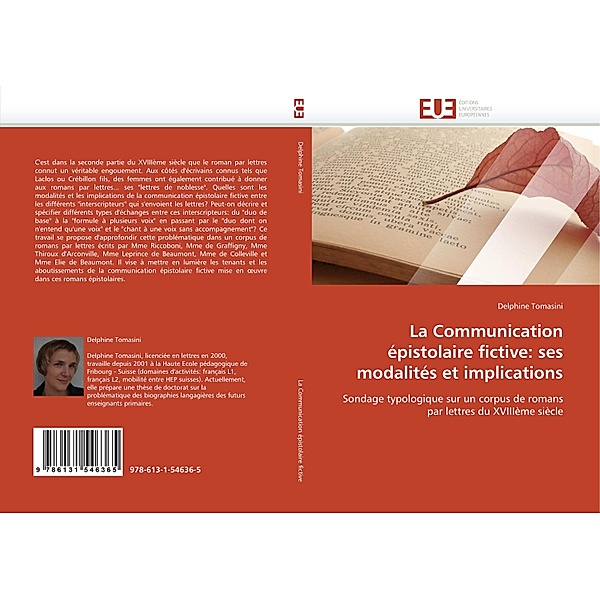La Communication épistolaire fictive: ses modalités et implications, Delphine Tomasini