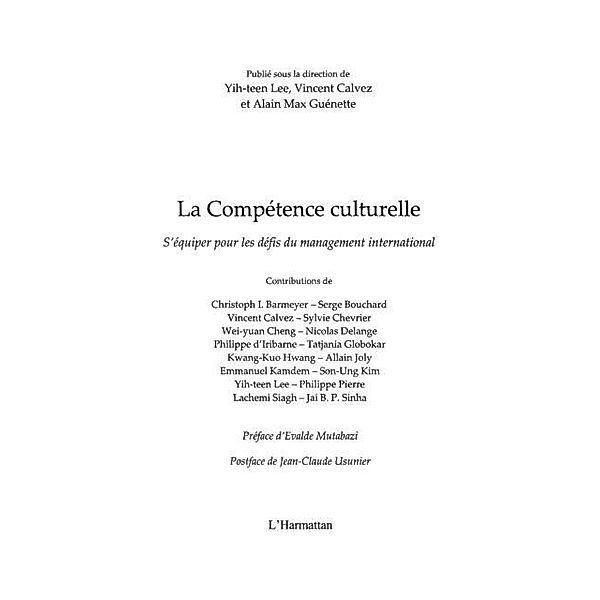 La competence culturelle / Hors-collection, Alain Max Guenette