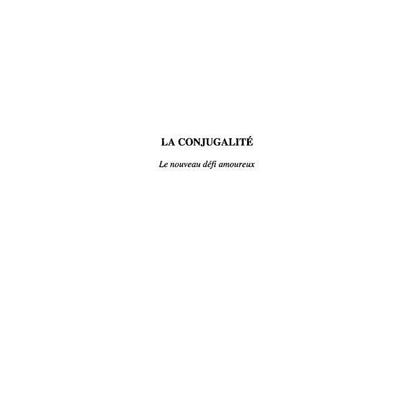 LA CONJUGALITE / Hors-collection, Jonckheere Paul