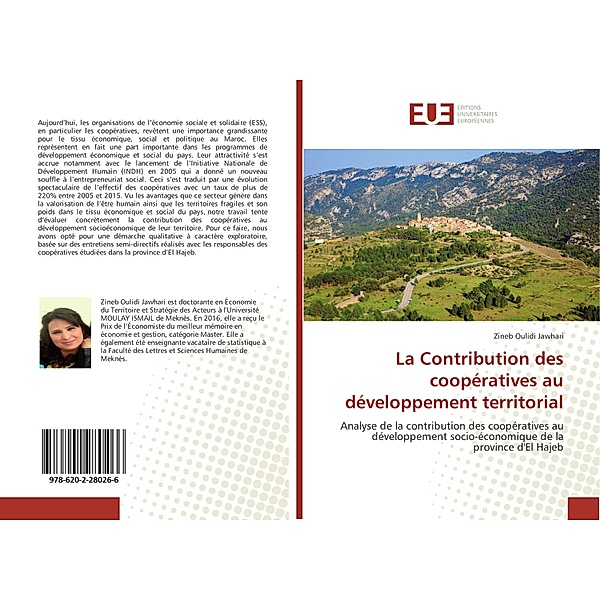 La Contribution des coopératives au développement territorial, Zineb Oulidi Jawhari