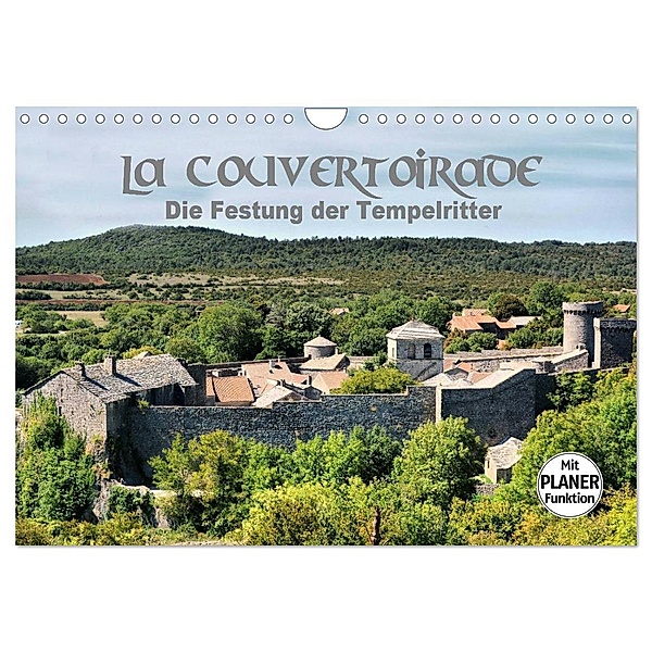 La Couvertoirade - die Festung der Tempelritter (Wandkalender 2024 DIN A4 quer), CALVENDO Monatskalender, Thomas Bartruff