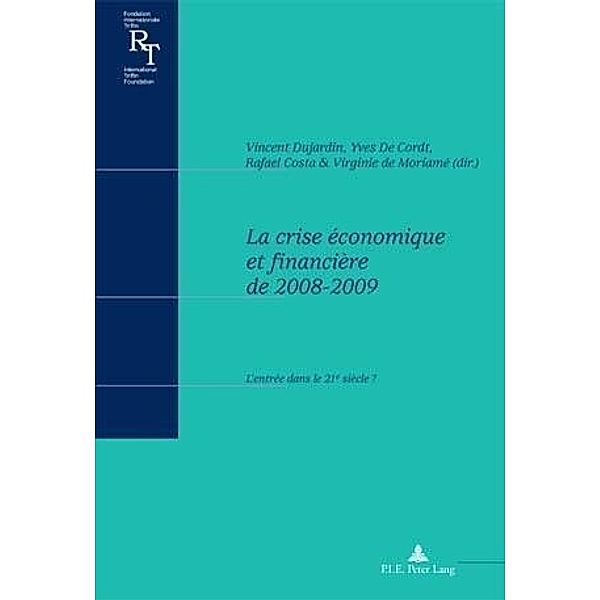 La crise economique et financiere de 2008-2009