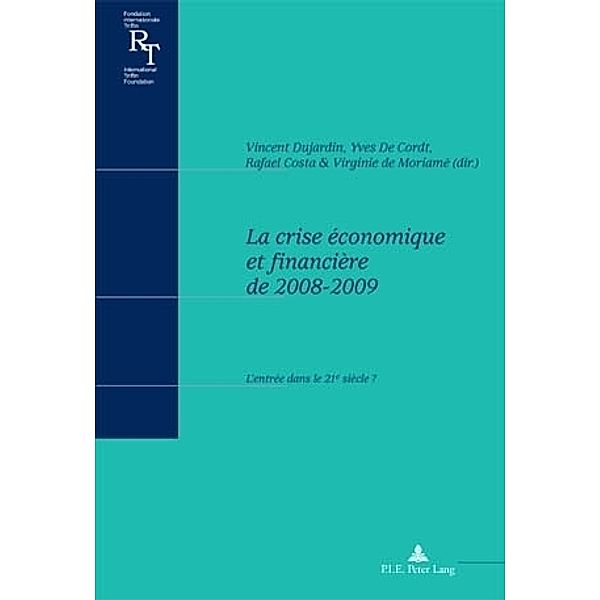 La crise économique et financière de 2008-2009