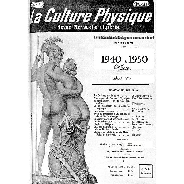 La Culture Physique 1940: 1950 Photo Book Two, Director 101