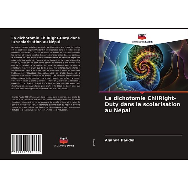 La dichotomie ChilRight-Duty dans la scolarisation au Népal, Ananda Paudel