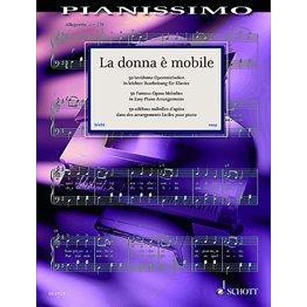 La donna è mobile. Klavier