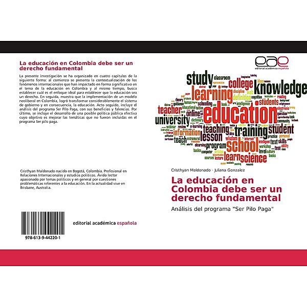 La educación en Colombia debe ser un derecho fundamental, Cristhyan Maldonado, Juliana Gonzalez