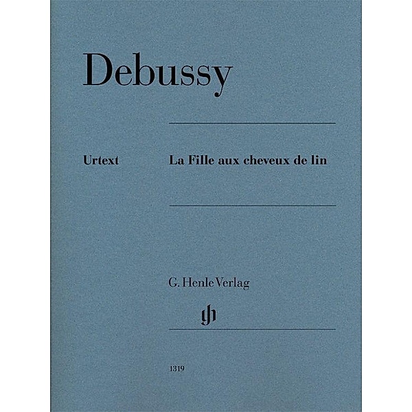 La Fille aux cheveux de lin, Klavier zu zwei Händen, Claude Debussy - La Fille aux cheveux de lin