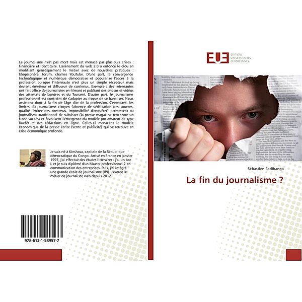 La fin du journalisme ?, Sébastien Badibanga