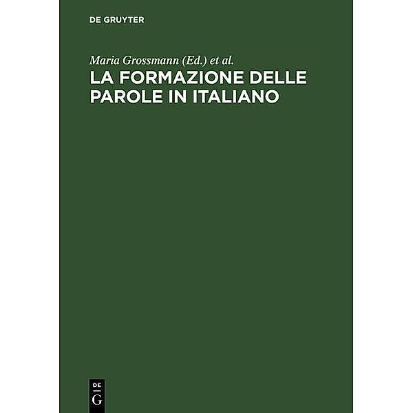 La formazione delle parole in italiano