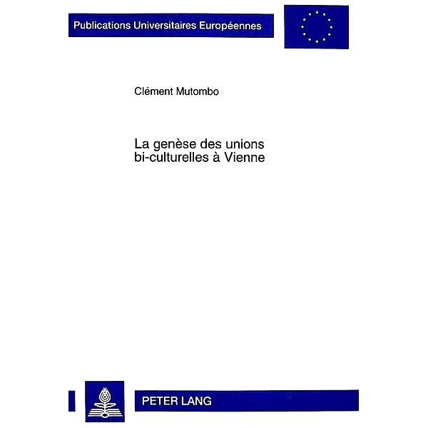 La genèse des unions bi-culturelles à Vienne, Clément Mutombo