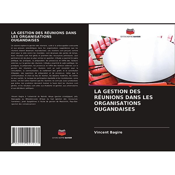 LA GESTION DES RÉUNIONS DANS LES ORGANISATIONS OUGANDAISES, Vincent Bagire