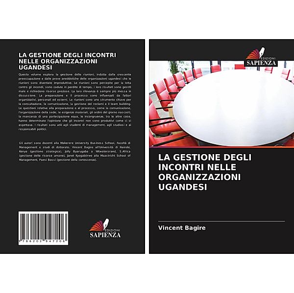 LA GESTIONE DEGLI INCONTRI NELLE ORGANIZZAZIONI UGANDESI, Vincent Bagire