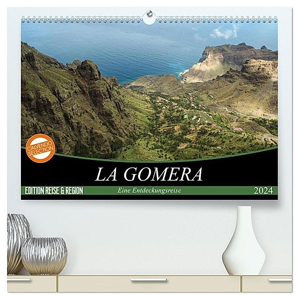 La Gomera 2024 - Eine Entdeckungsreise (hochwertiger Premium Wandkalender 2024 DIN A2 quer), Kunstdruck in Hochglanz, Stefanie Krüger