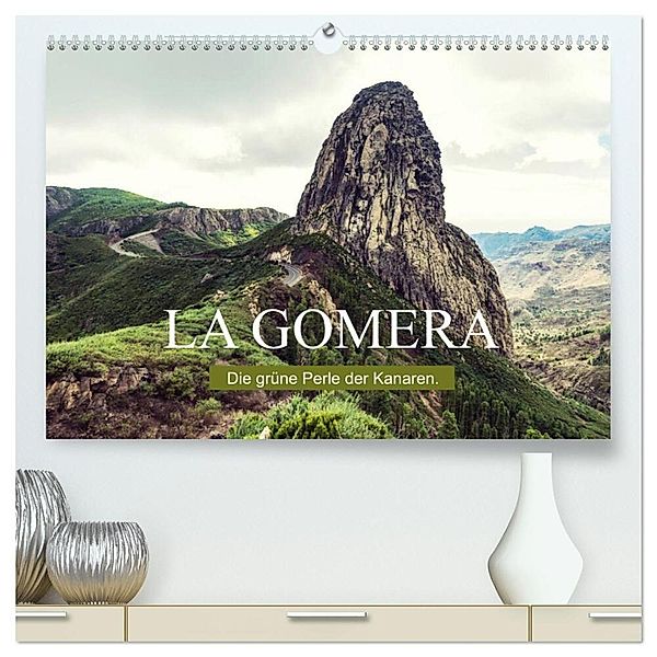 La Gomera - Die grüne Perle der Kanaren. (hochwertiger Premium Wandkalender 2024 DIN A2 quer), Kunstdruck in Hochglanz, Frank Mitchell
