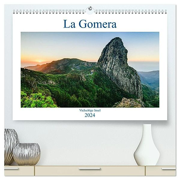 La Gomera - Vielseitige Insel (hochwertiger Premium Wandkalender 2024 DIN A2 quer), Kunstdruck in Hochglanz, www.sonja-jordan.at, Sonja Jordan